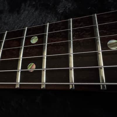 Fender American Deluxe Stratocaster 2005 Crimson Transparent image 7