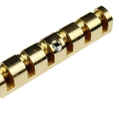 Wilkinson Bell LP Brass Roller Adjustable Nut Brass for Les Pauls, SG's, Acoustics and Similar image 3