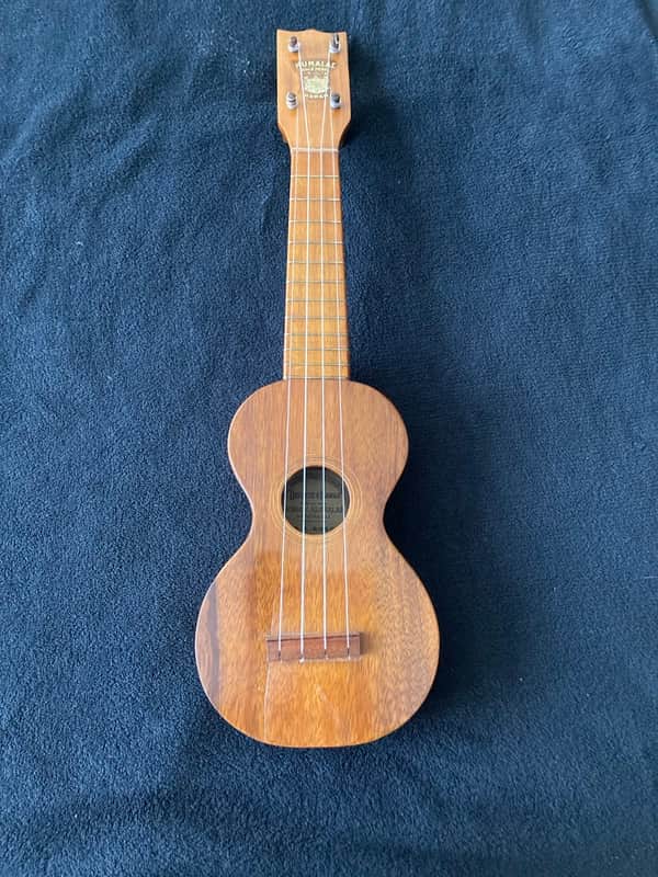 Vintage Jonah Kumalae Hawaiian Solid Koa Soprano Ukulele image 1