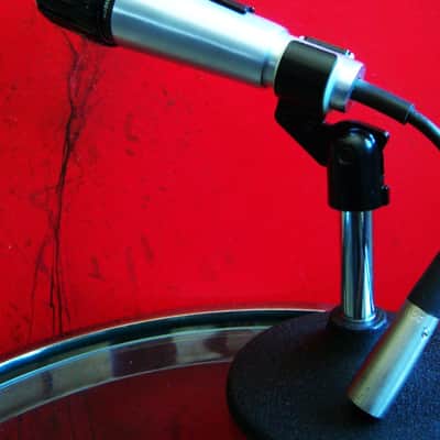 Vintage RARE 1960's Shure 580SA Cardioid Dynamic Microphone Hi Z w accessories 580SB 585SA image 9