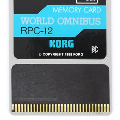 KORG M3R Original Memory ROM Card RPC-12 OMNIBUS für M3R / TOP + 1 JAHR GEWÄHR!✅