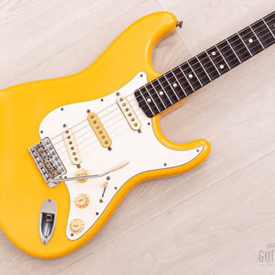 1986 Fender Order Made Yngwie Malmsteen Stratocaster ST62 Yellow White w/ USA Dimarzio DP117, Japan MIJ Fujigen image 1