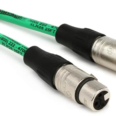 Pro Co EXM-25 Excellines Microphone Cable - 25 foot  Bundle with Hosa YPP-118 Y Cable - 1/4 inch TRS Male to Dual 1/4 inch TRS Female image 3