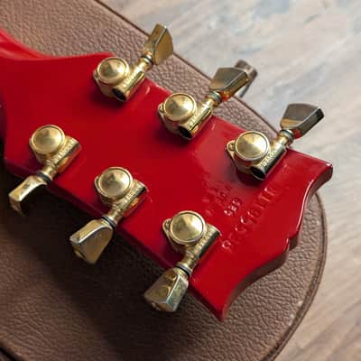 1985 Gibson Les Paul Custom Electric Guitar Ferrari Red Tim Shaw 100% Original 10.4Lbs image 12