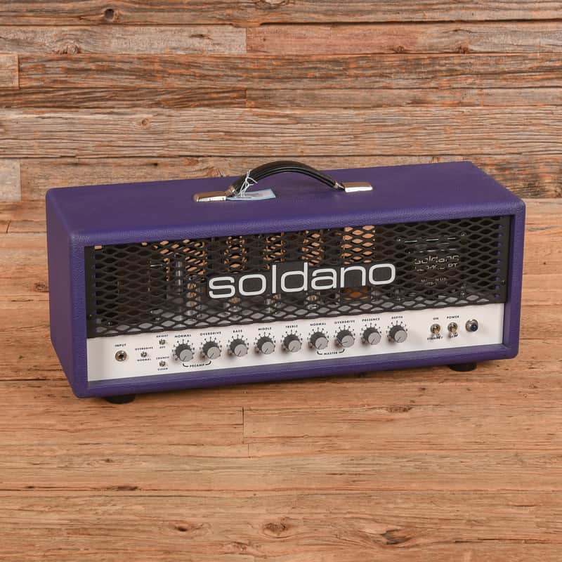 Soldano SLO 100 2-Channel 100-Watt Guitar Amp Head Purple image 1