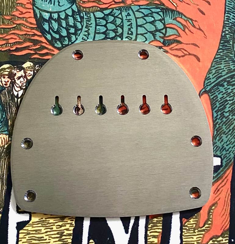 Brushed Finish Jazzmaster/Jaguar Hardtail Conversion Plate - Increase Break Angle image 1