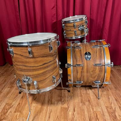 1970s Rogers Headliner Drum Set Koa 20/12/16 image 8