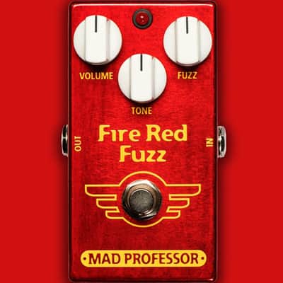 Reverb.com listing, price, conditions, and images for mad-professor-fire-red-fuzz