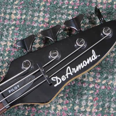 2000 DeArmond by Guild Pilot 4 String Bass Red! w/gigbag image 6