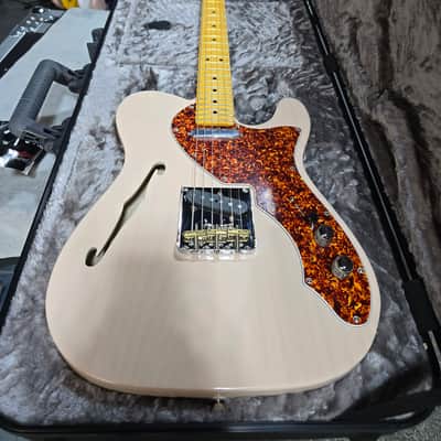 Fender American Professional II Telecaster Thinline Electric Guitar - Transparent Shell Pink with Maple Fingerboard & OHSC + PLEK*D #784 image 12