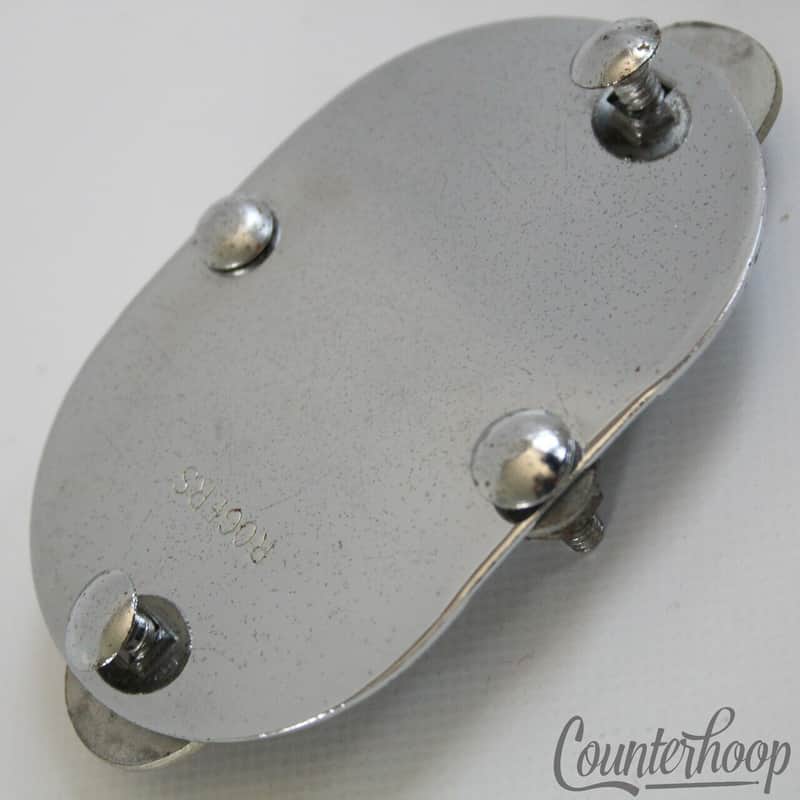 *Rogers Bass Drum/Tom Mount Collet Cover Plate 2x3" Cleveland Vintage 60s USA* image 1