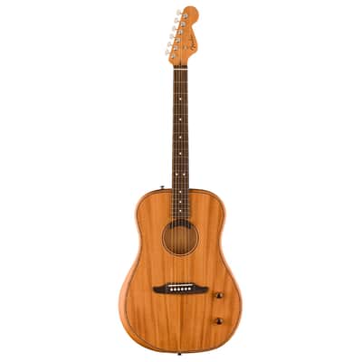 Used Fender Highway Series Dreadnought Acoustic - All-Mahogany w/Rosewood FB image 2