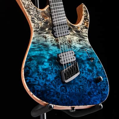 Mayones Duvell Elite 6 VF Trans Jeans Black Horizon Blue Gloss image 4