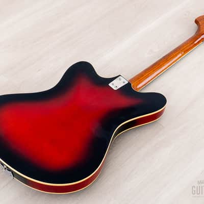 1966 Framus Television 5/118-54T Vintage Guitar Red Sunburst, 100% Original w/ Case image 16
