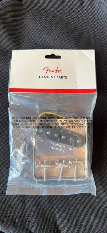 Fender 005-6069-049 American Vintage '62 Telecaster Custom Bridge Assembly with Pickup 2010s - Chrome image 1