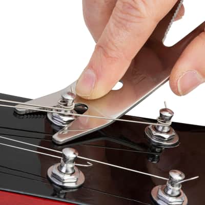 StewMac Guitar Tune-up Set, Metric (104743) – Pro Setup Tools for Guitarists with StroboClip HD Tuner Radius Gauges Action Gauge Spanner Screwdriver for Accurate Guitar Maintenance and Adjustment image 5