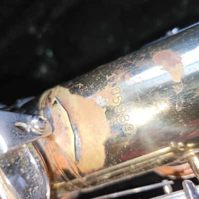 Selmer Bundy-II Alto Saxophone Brass, USA, Good Condition, w/ case/neck/MP image 13