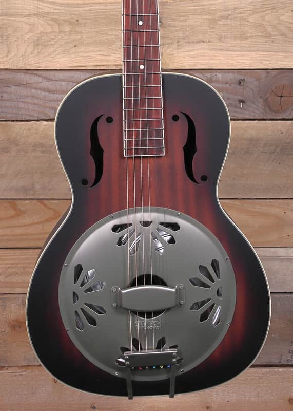 Gretsch G9240 Alligator Round Neck Resonator Guitar 2-Color Sunburst image 1