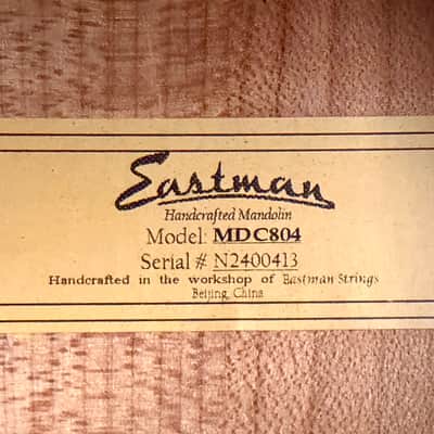 Eastman MDC804 Mandocello Oval Hole - Classic Red image 14