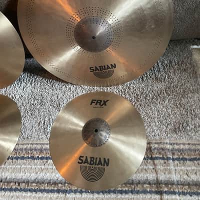 Sabian FRX Cymbal Set 14” Hats 16” 18” Crashes 21” Ride + Cut-Down Crash image 5