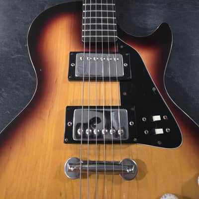 Early 70's Global LP-70 Electric Guitar With Padded Case image 5
