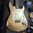 Fender Custom Shop LTD 1963 Stratocaster Heavy Relic Aged Aztec Gold  2021 - Aztec Gold