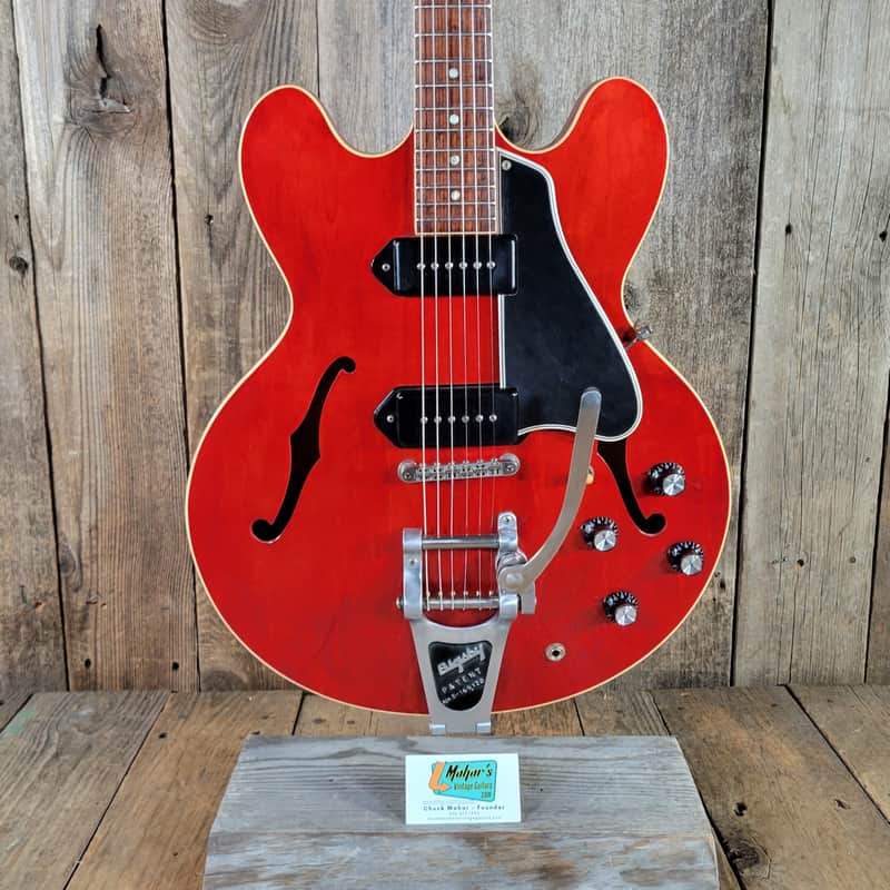 Gibson Memphis '59 Reissue ES-330 VOS 2012 Factory Bigsby - Vintage Cherry image 1