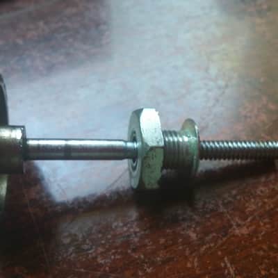 Slingerland VINTAGE Zoomatic Clamshell Snare DRUM Strainer PARTS Throw Off Control KNOB with RARE NUT 50s 60s image 2