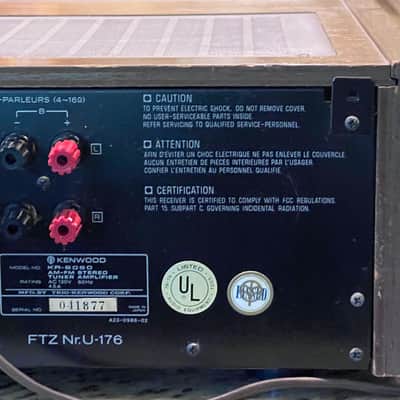 Kenwood Stereo Analog Receiver (KR-6050) 60WPC Serviced - Sweet image 16