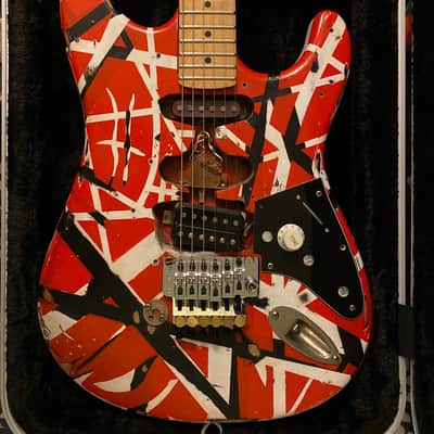 Custom Van Halen 1982 Frankenstrat EVH Frankenstein replica image 1