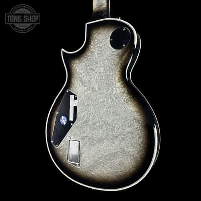 ESP Original Series Eclipse Custom Silver Liquid Metal Burst w/case E8031252 image 7