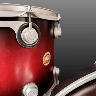 DW Collectors Drumset USA Cherry to Ebony SSC Shell Set 2016–2019 - Cherry to Ebony image 4