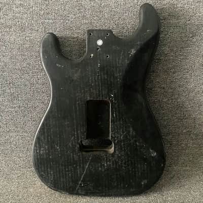 Black Basswood DIY Project Guitar Strat Style Body image 11
