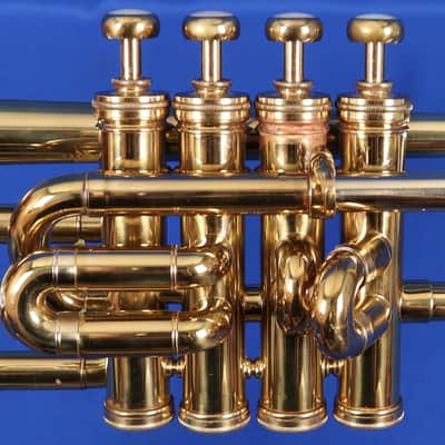 Vintage 1979 Selmer Paris 4 Valve Piccolo Trumpet w/ Bag Amazing Condition image 8