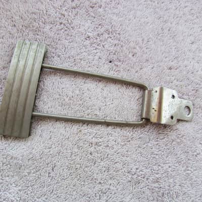 Vintage Heavy Duty Nickel Plated Trapeze Tailpiece Fits Gibson Gretsch & Many Others Cool Vintage Trapeze Tailpiece image 1