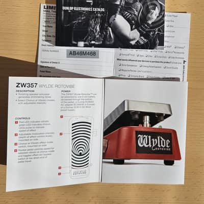 Dunlop ZW357 Zakk Wylde Signature Rotovibe - MINT Collector's Set + Signed BLS CD Bundle image 3