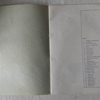 Siemens Universal Equalizer ELA 75-15 Original Instruction Manual image 2