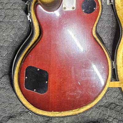 Univox Les Paul Lawsuit Era 1970s Gimme with original hardshell case image 4