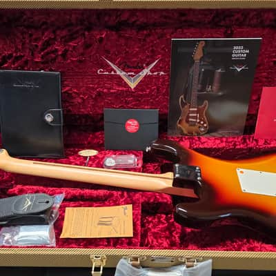 Fender 1959 Stratocaster NOS CUSTOM SHOP BRAND NEW LIMITED EDITION 3-Tone Sunburst American Vintage 1959-1960 Reissue USA Stratocaster image 5
