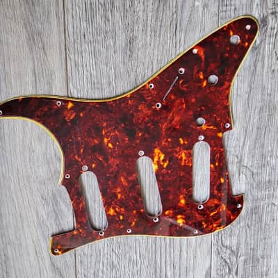 Handmade Stratocaster pickguard celluloid tortoise image 2