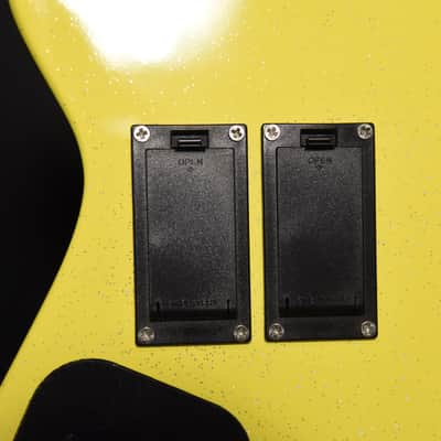 Cort/ Manson Manson Matt Bellamy Signature Guitar w Kaoss Pad and Sustainiac Custom Yellow - Sparkle Yellow image 6