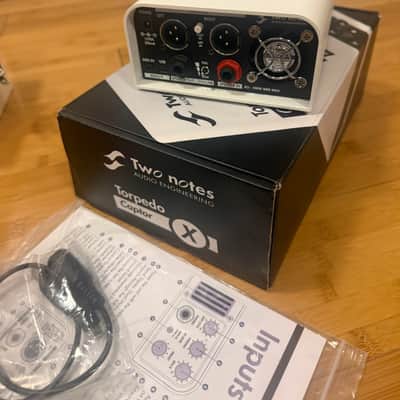 Two Notes Torpedo Captor X 8ohm Stereo Reactive Load Box / Attenuator 2020 - White image 3