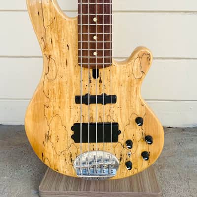 LAKLAND SKYLINE SERIES 5 STRING 55-02 DELUXE 5 STRING BASS SPALTED ROSEWOOD W/ GIG BAG - 2018 image 1