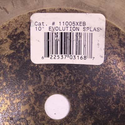 *Sabian HHX Evolution 10" Splash Cymbal Brilliant Finish Made In Canada B20 240g image 3