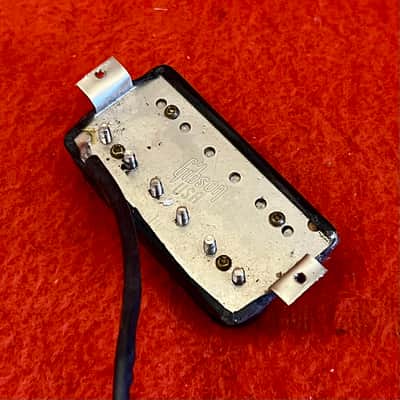 Gibson 490R neck humbucker pickup 1990 - Double black bobbin original vintage USA Les paul image 2