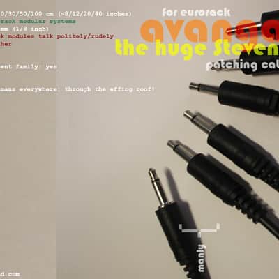 • (3-pack) SD50 Eurorack Patch Cables • StevenDonziger Series • Avantgarde Sound 2024 image 5