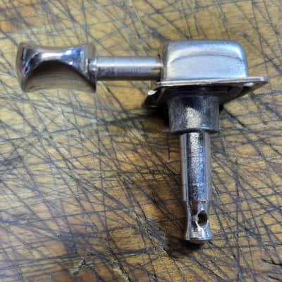 Vintage 1975 Schaller Deluxe West Germany 6 in a line Individual Electric Guitar Tuners plus Tuner Grommets Luthier Parts image 5