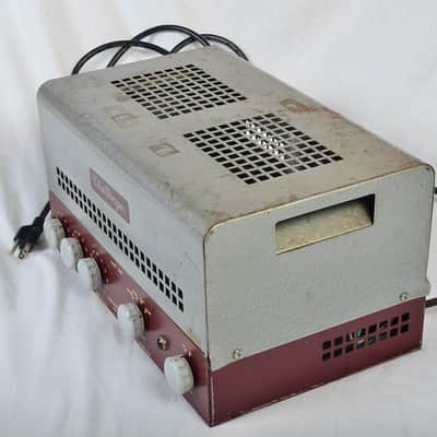Modded Challenger Amplifier Co. CH30 - now a guitar amp head 1950's image 7