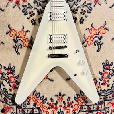 2016 Epiphone Brendon Small Signature "Snow Falcon" Flying V Dethklok Metalocalypse - Snow Burst - Limited Edition w/ Original Soft Case image 3