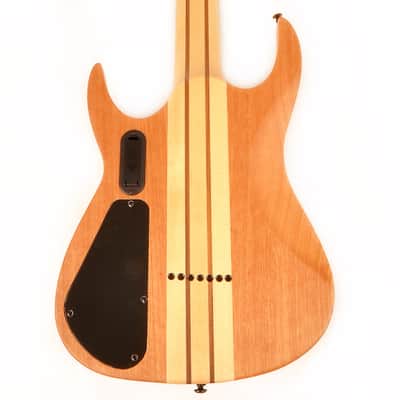 Agile 7 String 28" Scale Baritone Electric Guitar with EMG Pickups Septor Elite 728 EB EMG Natural Mahogany image 3